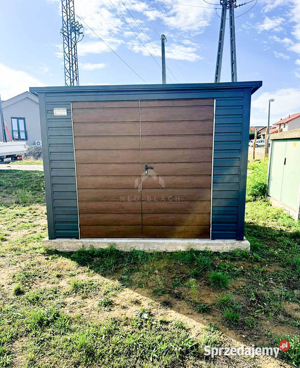 Schowek Domek Ogrodowy 25x2m Brama Dwuskrzydłowa Zielona Góra