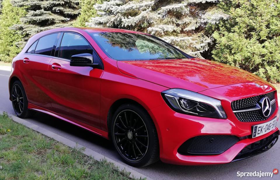 Mercedes A klasa jedyny taki pełny AMG 180 300Nm tempomat Staszów