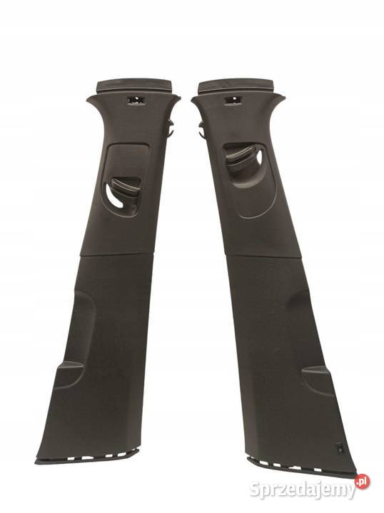 OSŁONA SŁUPKA B LEWA PRAWA KOMPLET GTI CZARNA