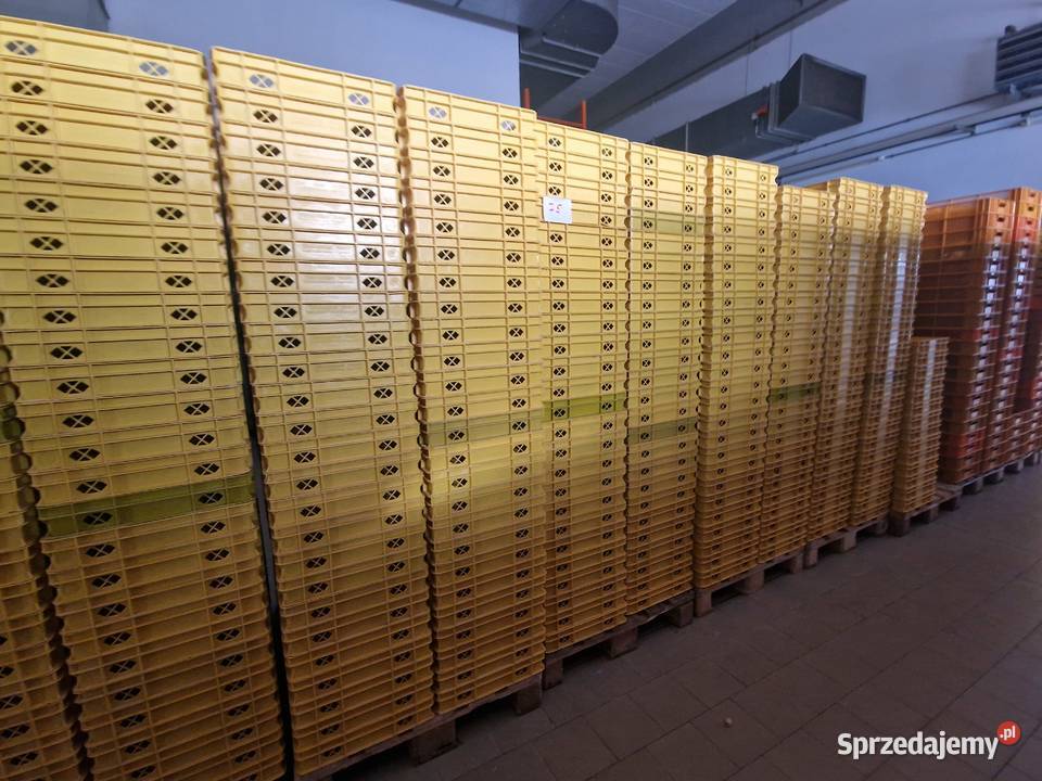 Skrzynki piekarnicze żółte 60x40x8 podkarpackie Rzeszów