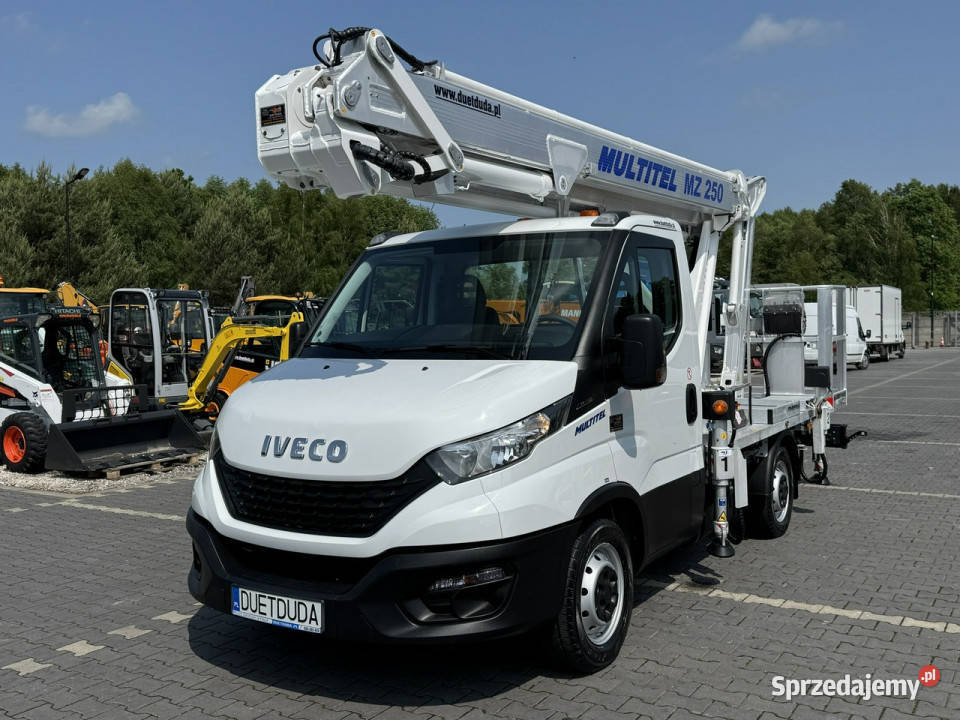 Iveco Daily 35S14 Podnośnik Koszowy Multitel MZ 2287cm3 Widełki