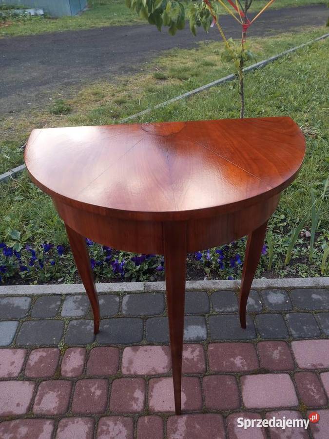 Stolik konsola w stylu Biedermeier czereśnia 60cm Stoły, krzesła, biurka