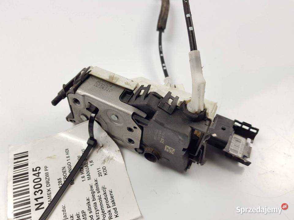 ZAMEK DRZWI PP 828405 BERLINGO 16 HDI 90MSP kujawsko-pomorskie Lipno sprzedam