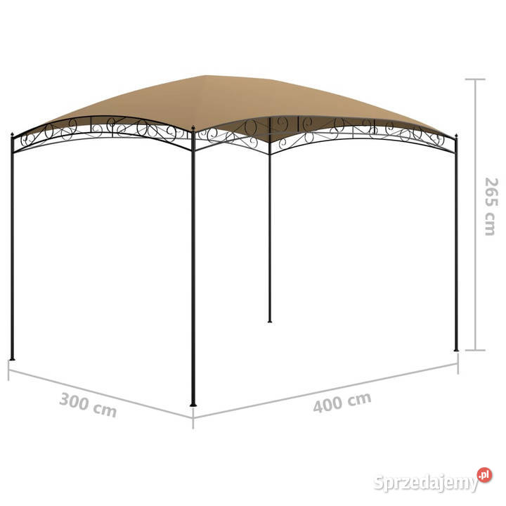 Altana 3x4x265 m kolor taupe 180 gm WM313910 Warszawa sprzedam