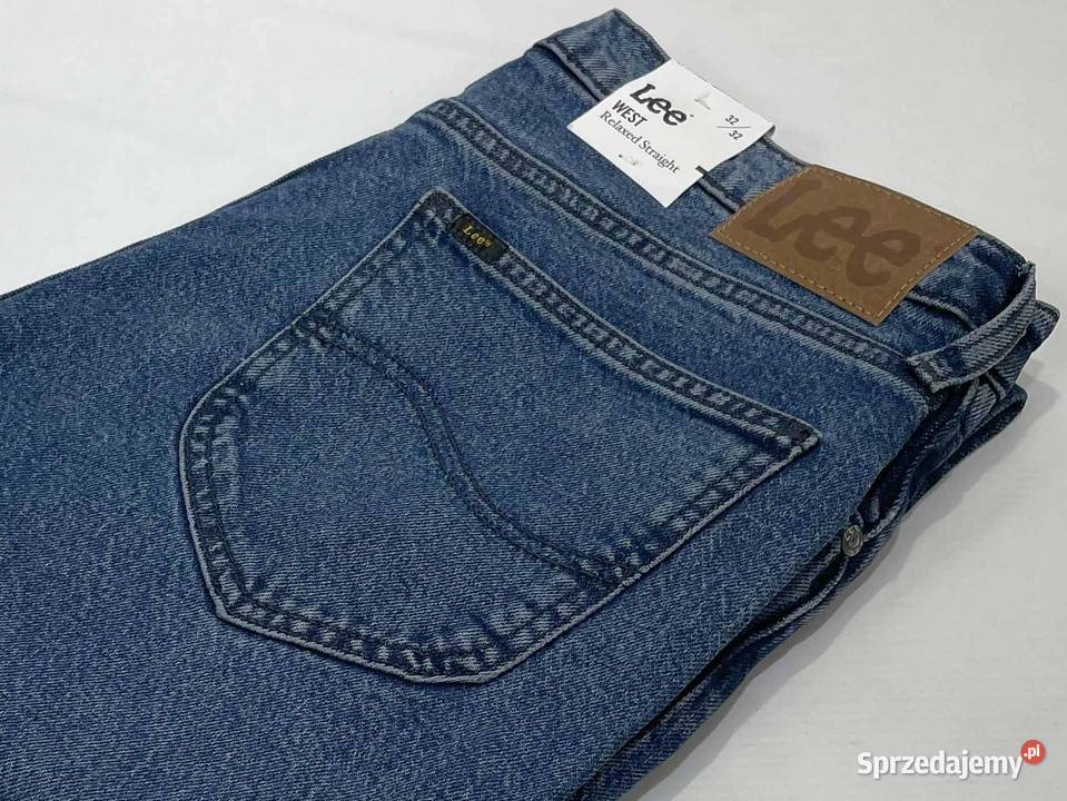 Spodnie męskie jeansy Lee West Blue Abbys W32 Odzież codzienna Kielce