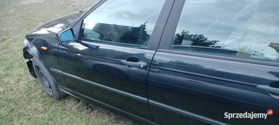 Bmw e46 drzwi lewy tył IDEALNE czarne schwardz2 Aleksandrów Łódzki sprzedam