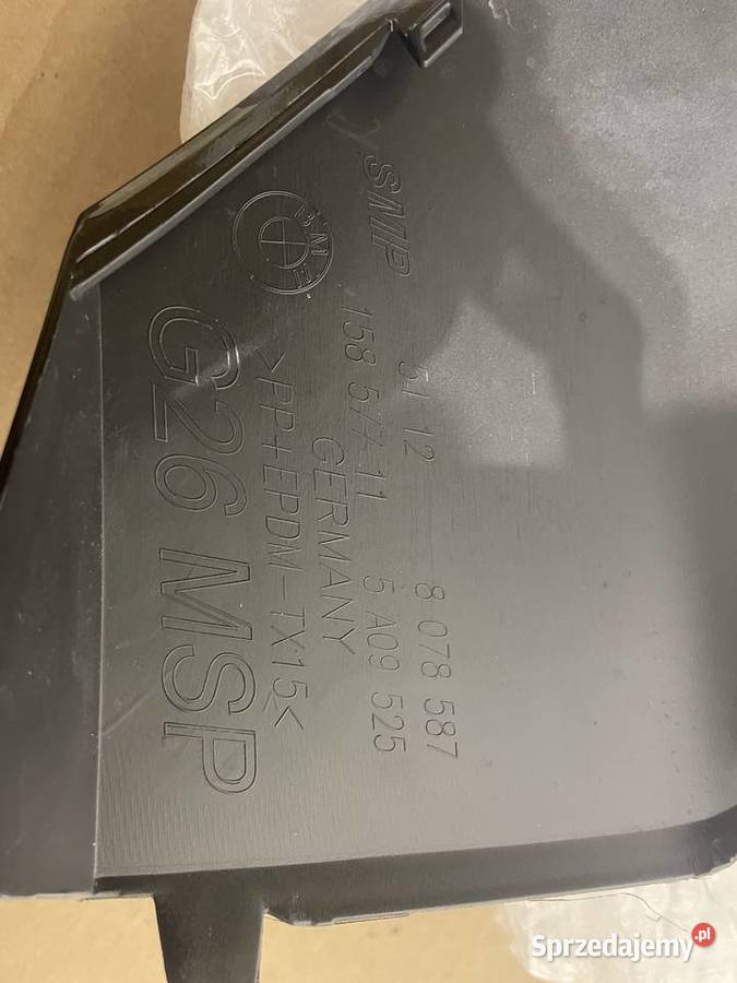 BMW 4 G26 Kratka zderzaka atrapa Shwarz II Lewa Części samochodowe Pszczyna