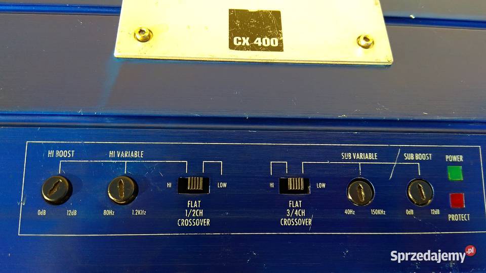 XentriX CX400 Wzmacniacz samochodowy 400 W 2x25A dolnośląskie Świebodzice
