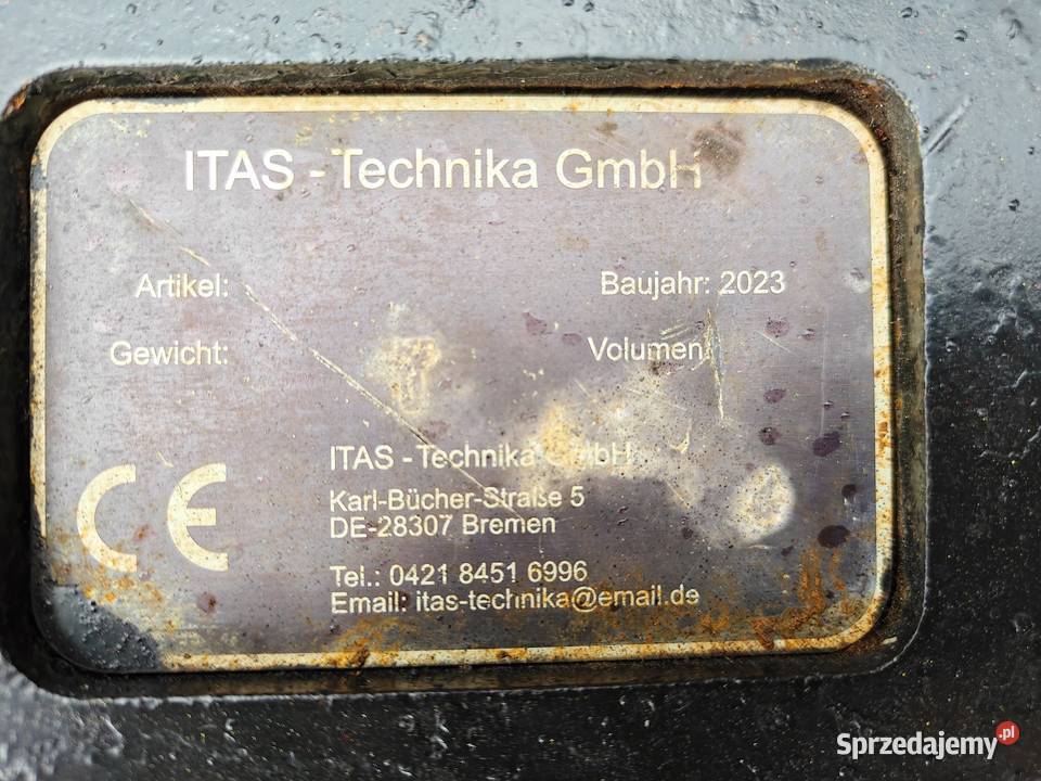 Łyżka 148 skarpowa hydrauliczna ITAS Miller fi Ostrowiec Świętokrzyski