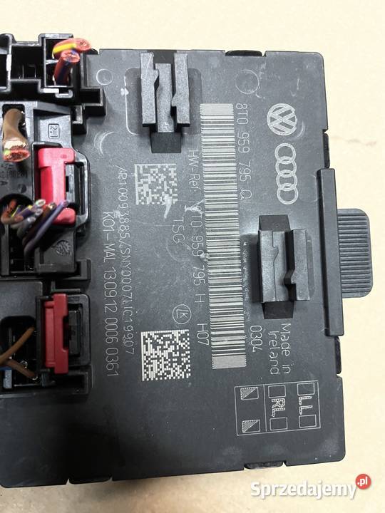 Sterownik moduł drzwi lewy tył 8T0959795Q audi Motoryzacja zachodniopomorskie Szczecin
