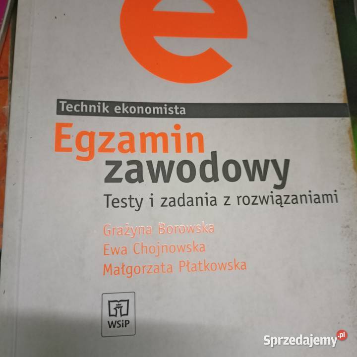 Egzamin zawodowy technik ekonomista WSiP Podręczniki mazowieckie Warszawa