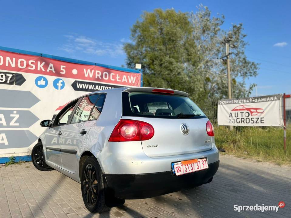 Volkswagen Golf V 16 Benzyna MPI 2006 Klima 1600cm3 Wrocław sprzedam