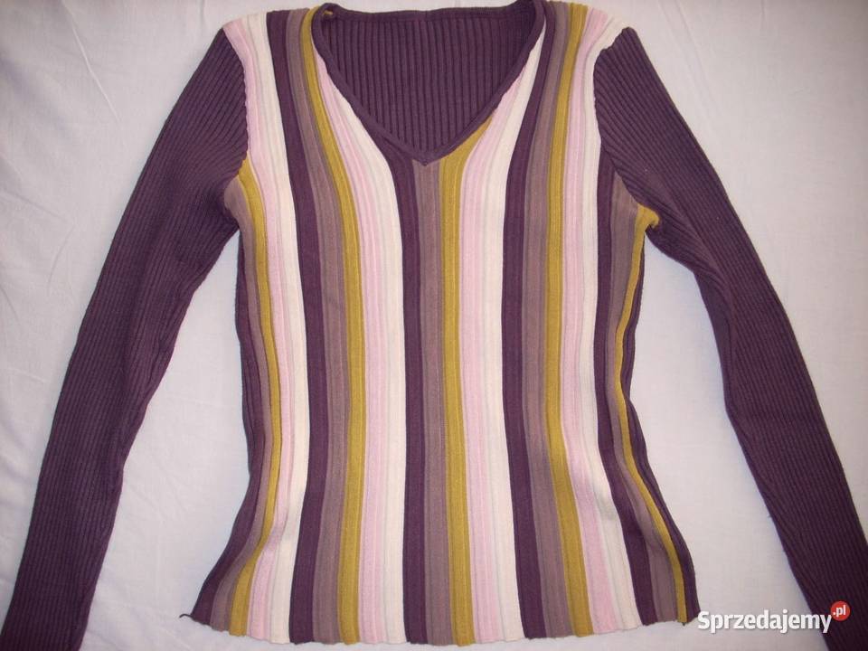 Sweterek Prążki Paski Silk 34 XS Nowy Sącz
