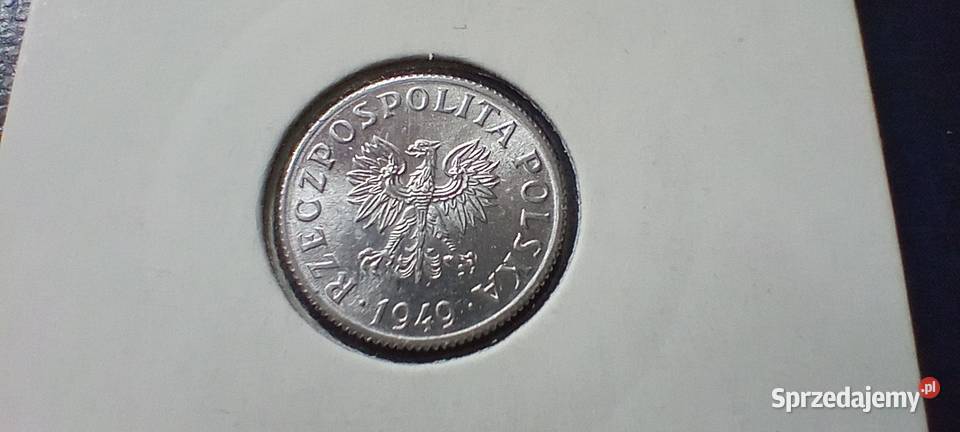Stare monety 2 grosze 1949 skrętka i Destrukt Lesko
