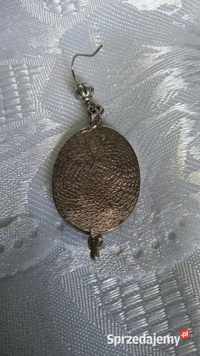 OKAZAŁE KOLCZYKI Z CZARNYM ONYKSEM Piła