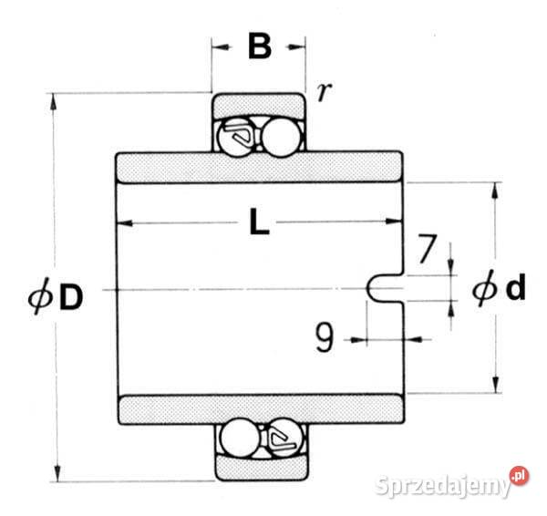 Samonastawne łożysko kulkowe 750011206