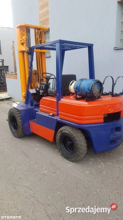 Wózek widłowy Toyota 5FG35 LPG Triplex 6m łódzkie Biała Rawska