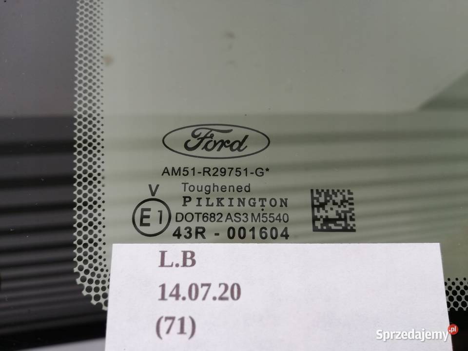 SZYBA W KAROSERII TYŁ LEWA FORD C MK2 II Nowy Tomyśl