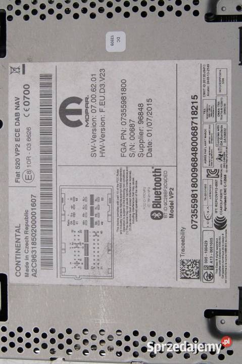 RADIO RADIOODTWARZACZ EKRAN WYŚWIETLACZ JEEP