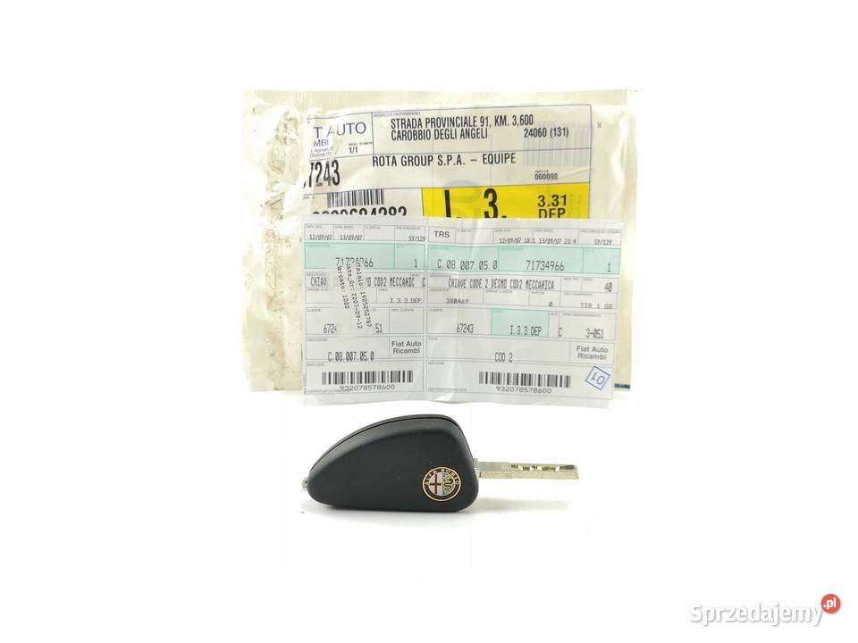 KLUCZYK Klucz ALFA ROEMO 147 156 159 166 GT i