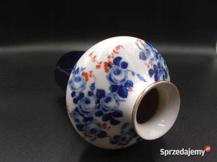 Porcelanowy wazon UNTER WEISS BACH wielkopolskie Raszków