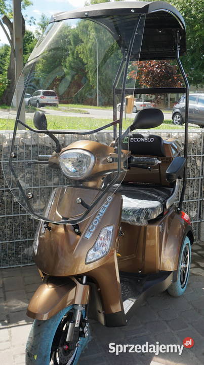 Pojazd Skuter elektryczny wózek zadaszony Łańcut