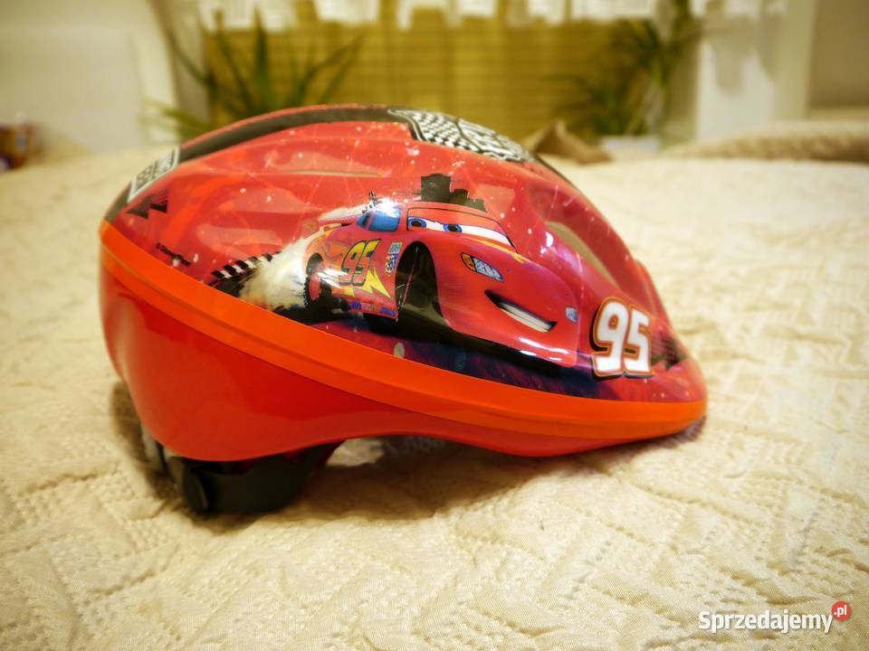 Kask rowerowy dziecięcy Auta Cars Zygzak McQueen Gdańsk