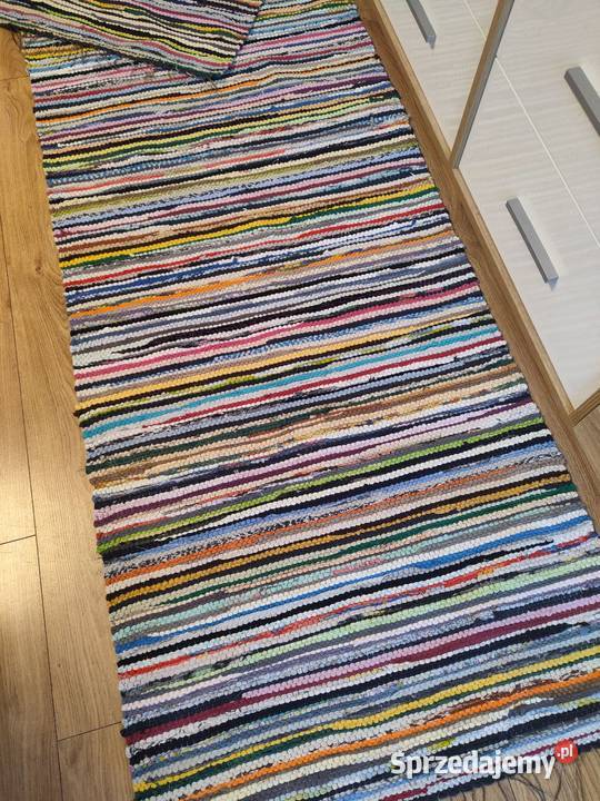 Multikolorowy chodnik szmaciak ręcznie tkany sprzedam