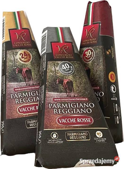 Parmigiano Reggiano Vacche Rosse 3 rodzaje 24 30 sprzedam
