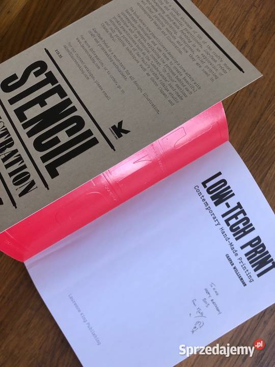 Low Tech Print Caspar Williamson Laurence King kujawsko-pomorskie Szramowo sprzedam