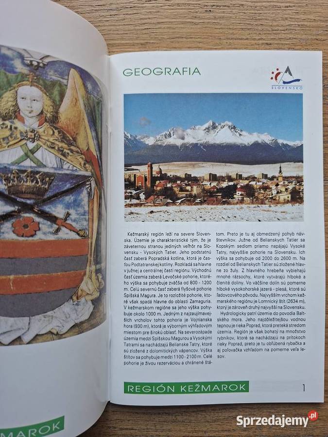 Region Keżmarok Slovensko j słowacki Mapy i przewodniki