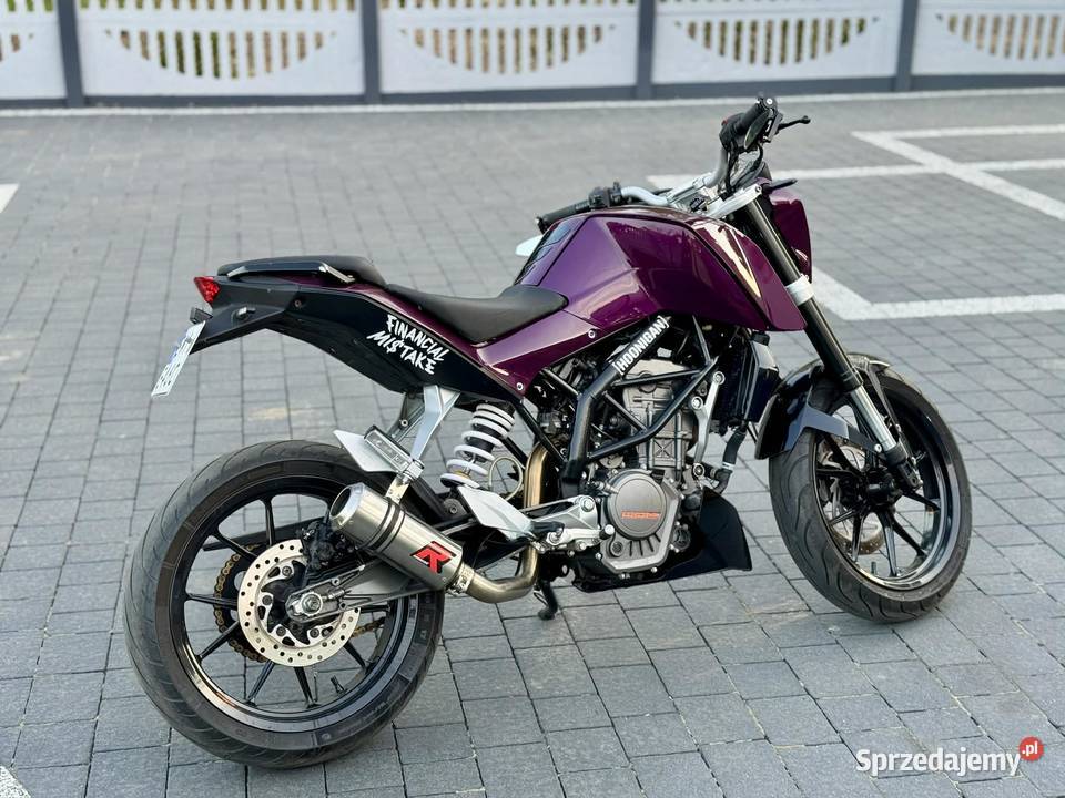 KTM DUKE 125 sportowy