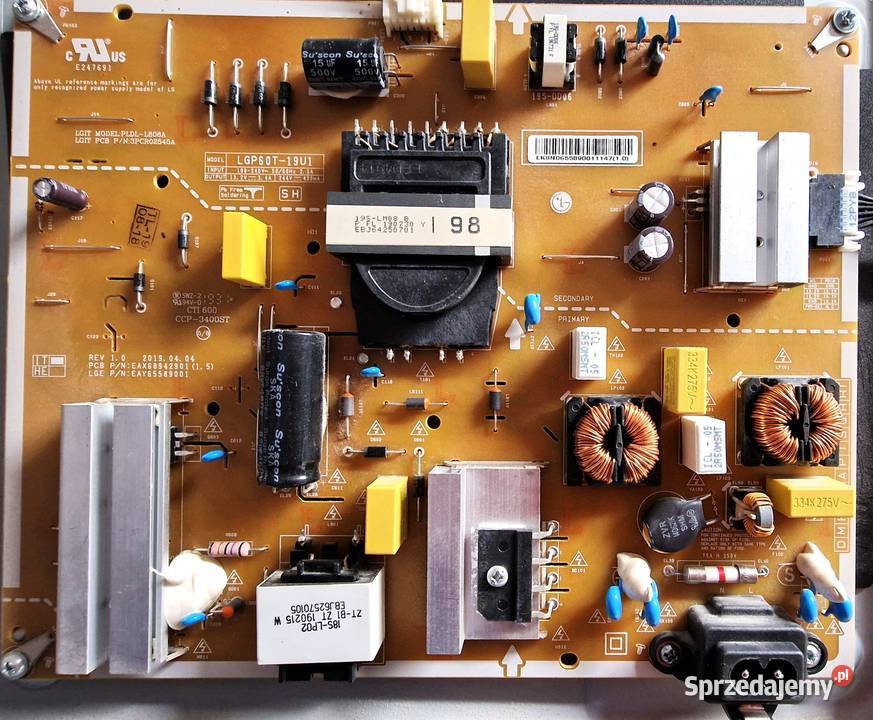 IP0171X00405B tcon logika do LG60UM7100zasilacz Warszawa