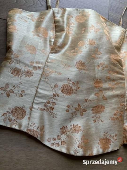 Elegancki komplet damski 40L gorset satynowa Czernichów sprzedam