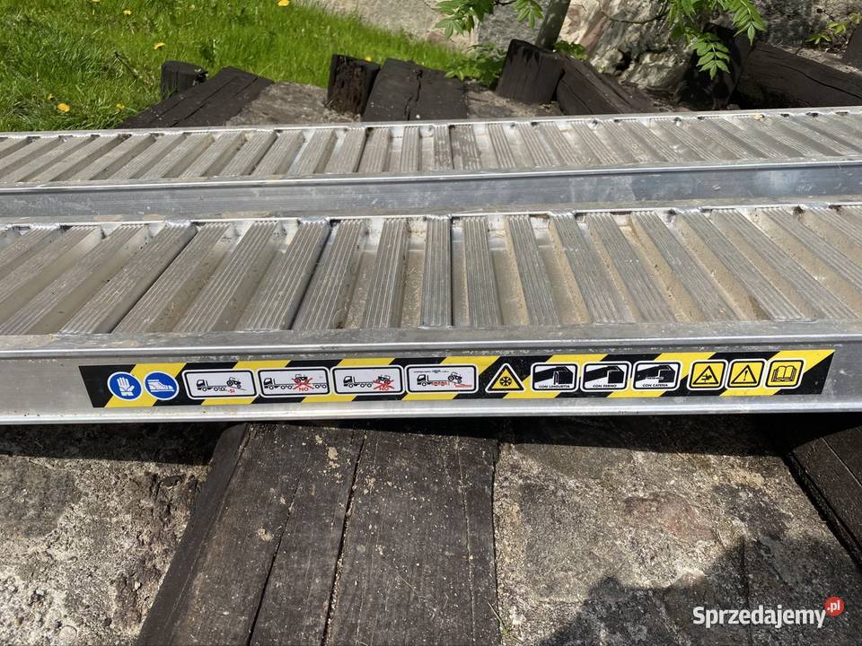 Najazdy aluminiowe 2m 1800 18t NOWE rampy