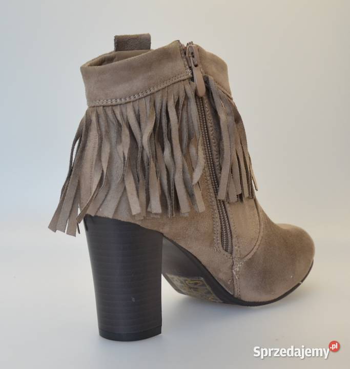 Beżowe damskie botki rozmiar 37 hx144667 Żyrardów