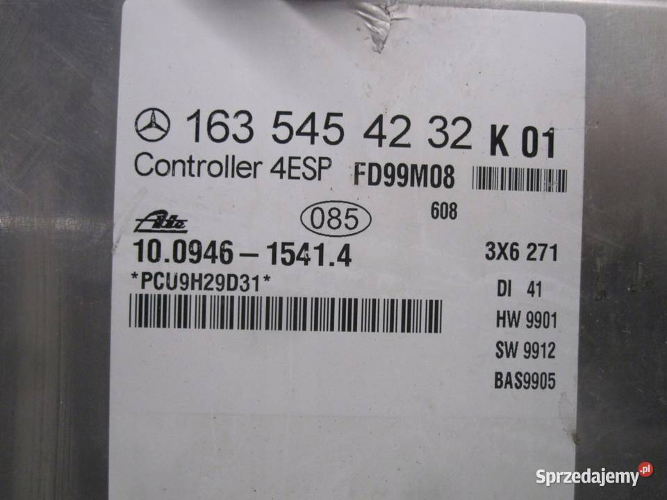 MERCEDES ML 32 B 00r moduł ESP 1635454232