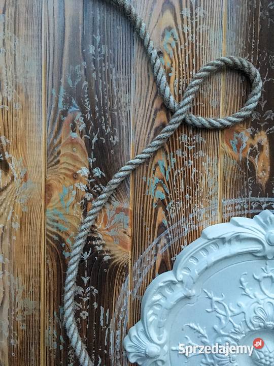 Obraz na drewnie efekt postarzenia sztukateria wielkopolskie Opatówek