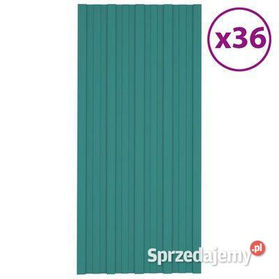 vidaXL Panele dachowe 36 stal galwanizowana Pozostałe