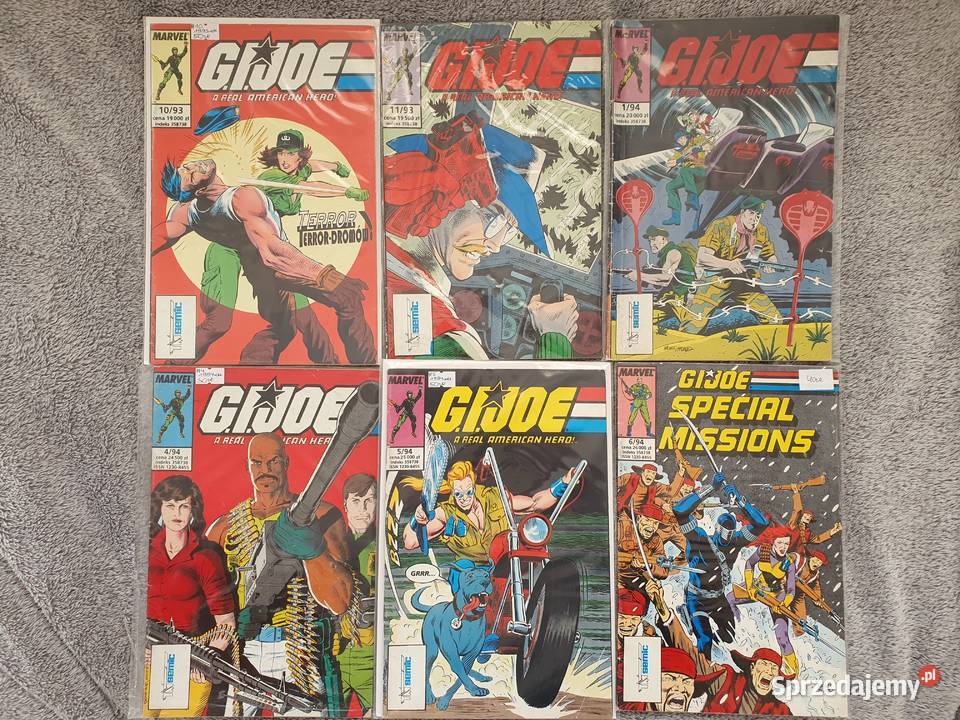 GI Joe zestaw 20 komiksów wyd TMSemic lata 90te Gdynia