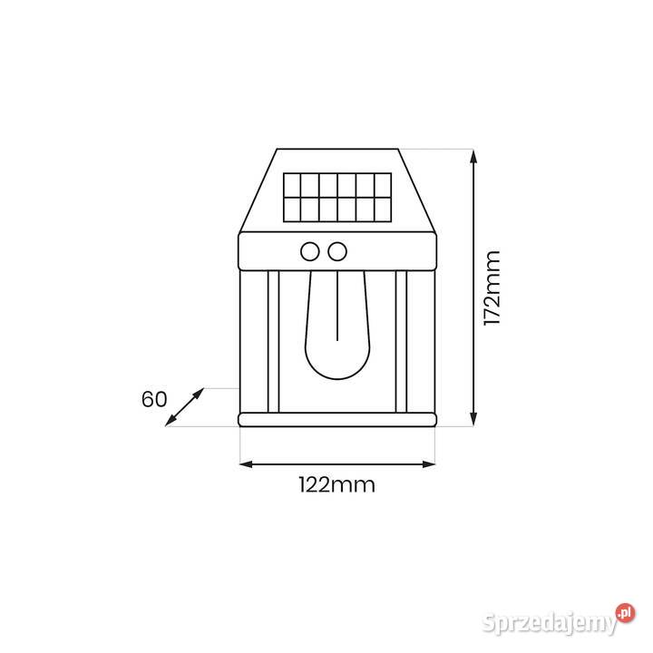 Kinkiet Solarny Filo 3000K Starokrzepice
