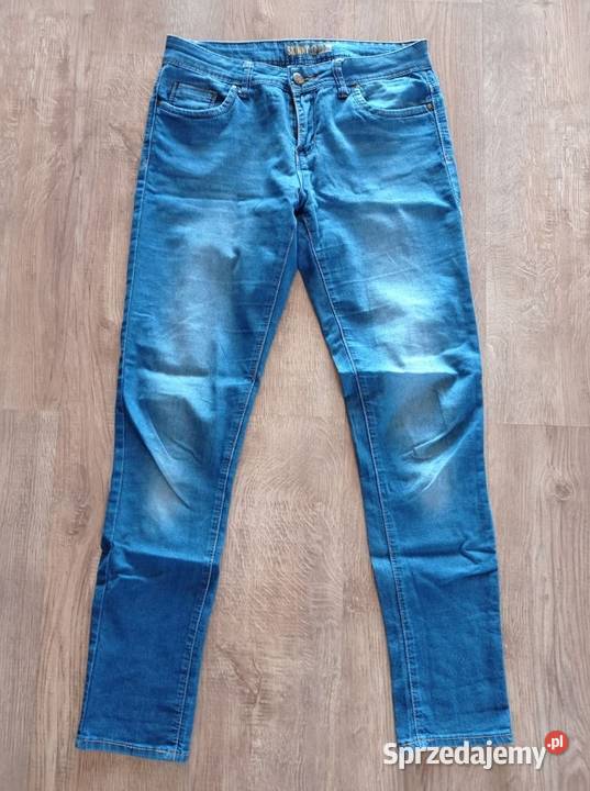 Spodnie skinny z wysokim stanem L Hajnówka
