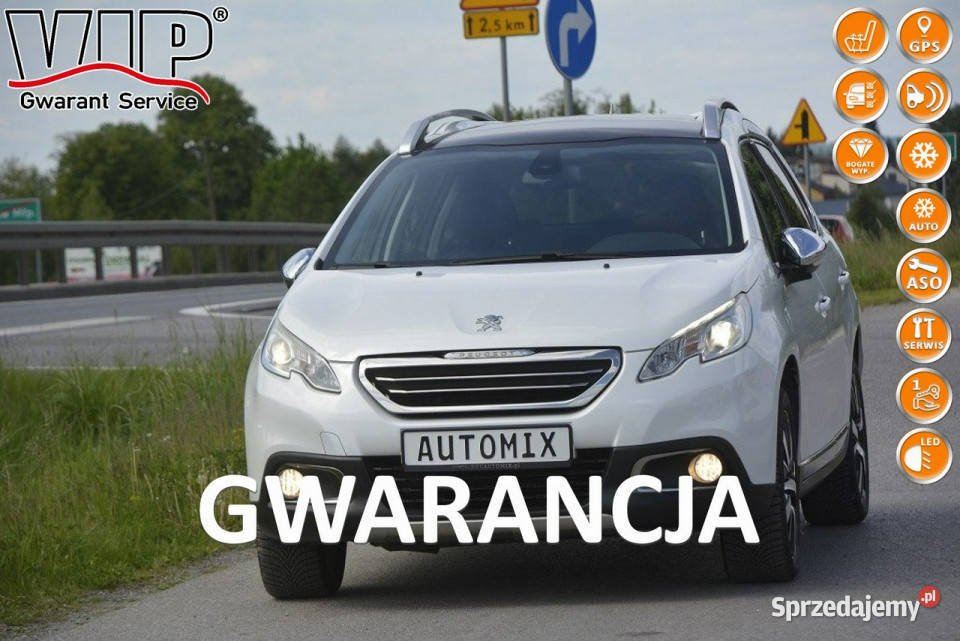 Peugeot 2008 16 Benzyna nawi gwarancja przebiegu ESP Sędziszów Małopolski