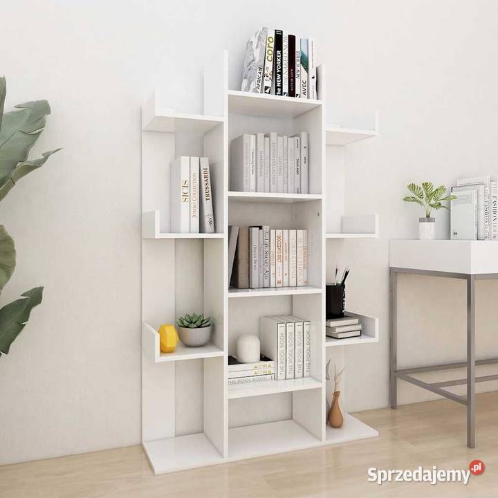 vidaXL Regał na książki biały 86x255x140 Warszawa