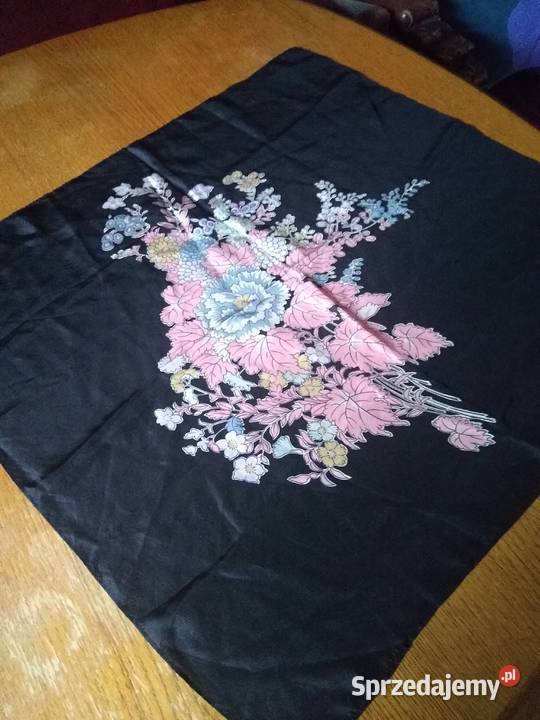 Apaszka francuska jedwab naturalny 59x57 syg Miłobądz