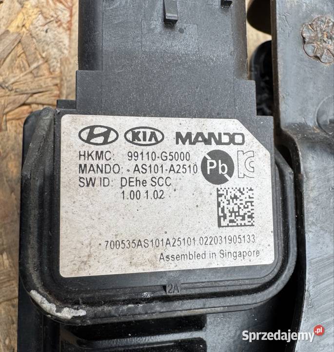 Sensor radar czujnik acc kia niro I 1 uchwyt Międzychód