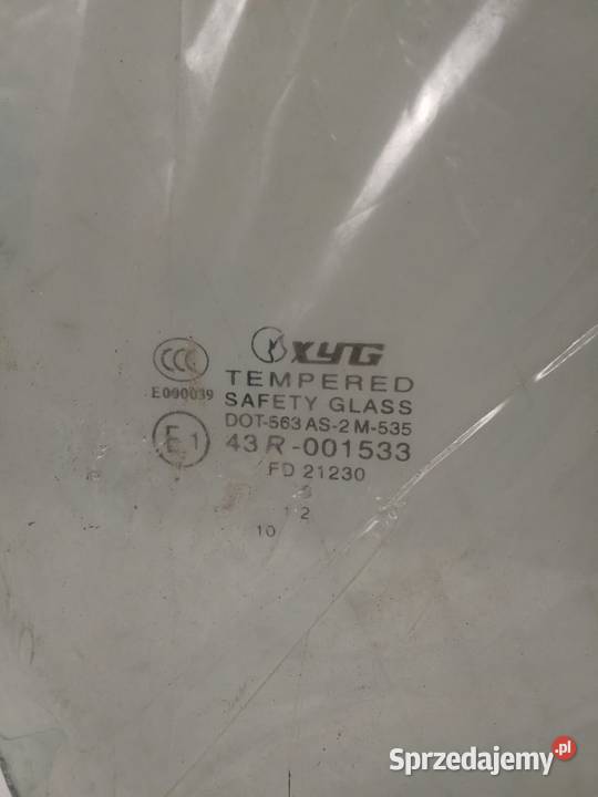 Szyba Bok Prawa Przednia Opuszczana Hyundai Boczne (drzwi) Bralin