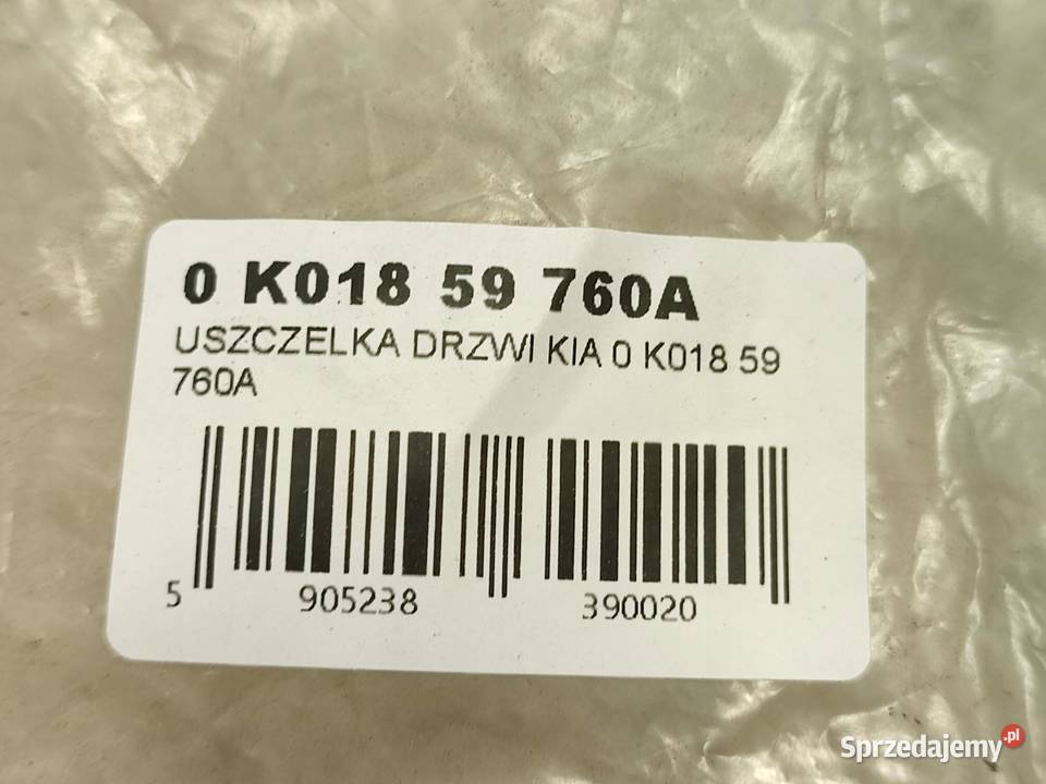 USZCZELKA DRZWI LEWY PRZÓD KIA SPORTAGE 19972002 osobowe sprzedam
