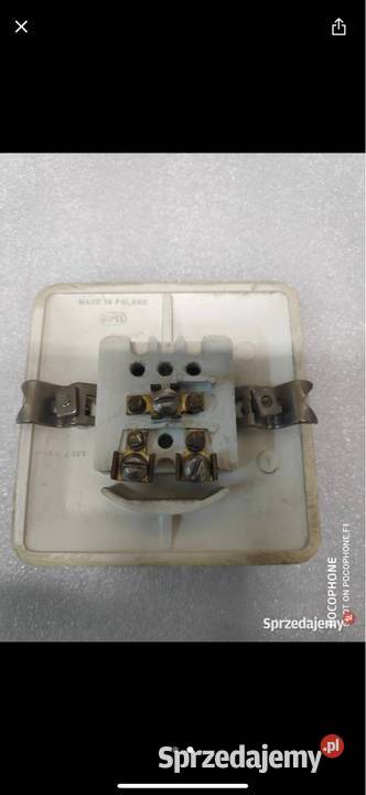 Wyłącznik podwójny firmy Ospel 6A 250V Kw 80 Gliwice