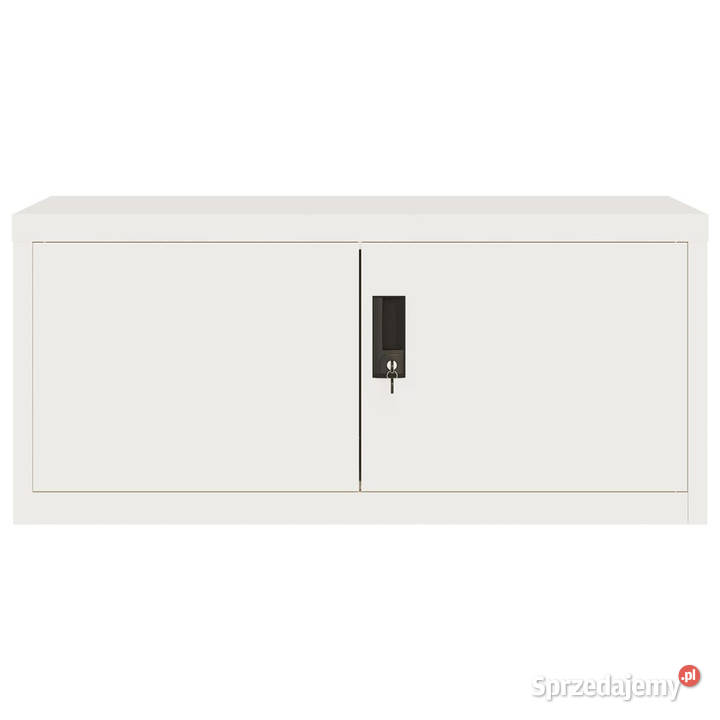 Szafa na dokumenty biała 90x40x110 stalowa Szafy i garderoby Warszawa